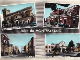 Collage "SALUTI DA MONTEPARANO" (anni '60)
